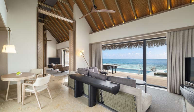 5. King Grand Overwater Villa_Living Room